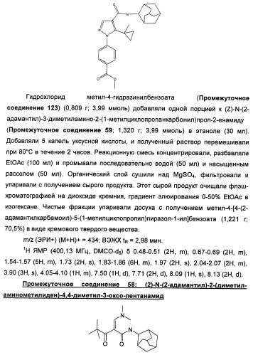 Производные пиразола в качестве ингибиторов 11-бета-hsd1 (патент 2462456)