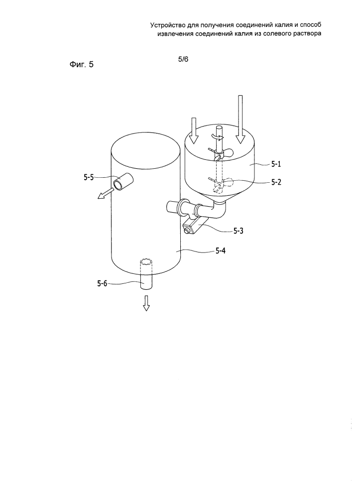 Устройство для получения соединений калия и способ извлечения соединений калия из солевого раствора (патент 2625246)