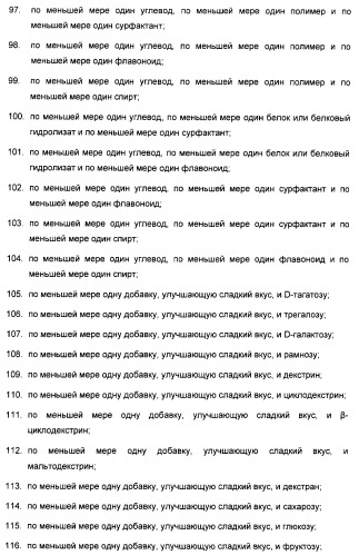 Композиция интенсивного подсластителя с минеральным веществом и подслащенные ею композиции (патент 2417031)