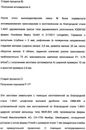 Непрерывный способ изготовления геометрических формованных изделий из катализатора к (патент 2507001)