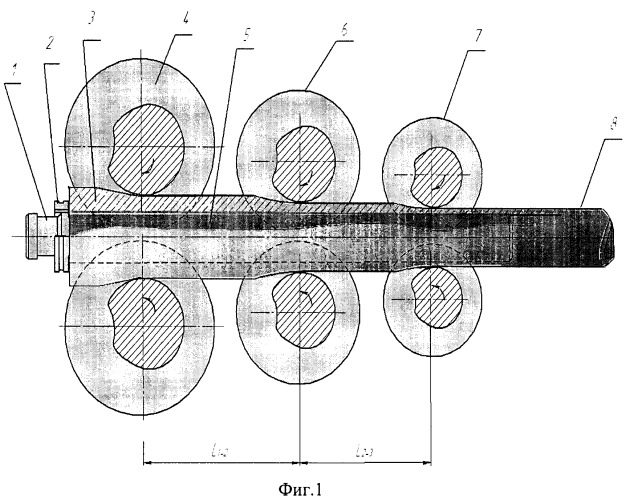 Установка для производства конусных длинномерных полых металлических изделий (патент 2545935)