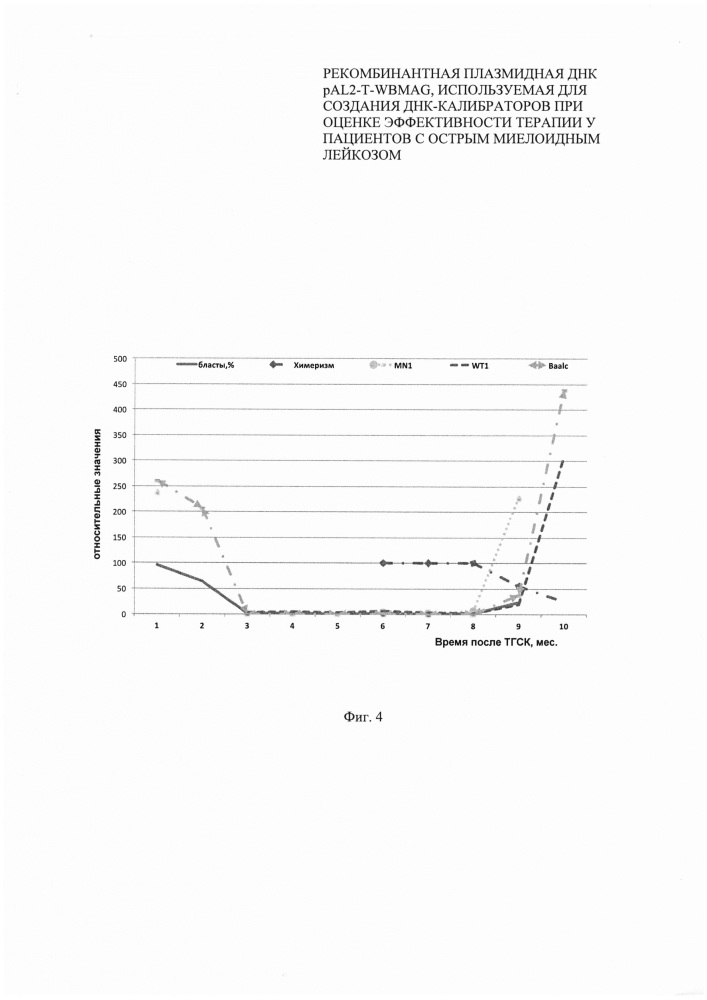 Рекомбинантная плазмидная днк pal2-t-wbmag, используемая для создания днк-калибраторов при оценке эффективности терапии у пациентов с острым миелоидным лейкозом (патент 2642315)