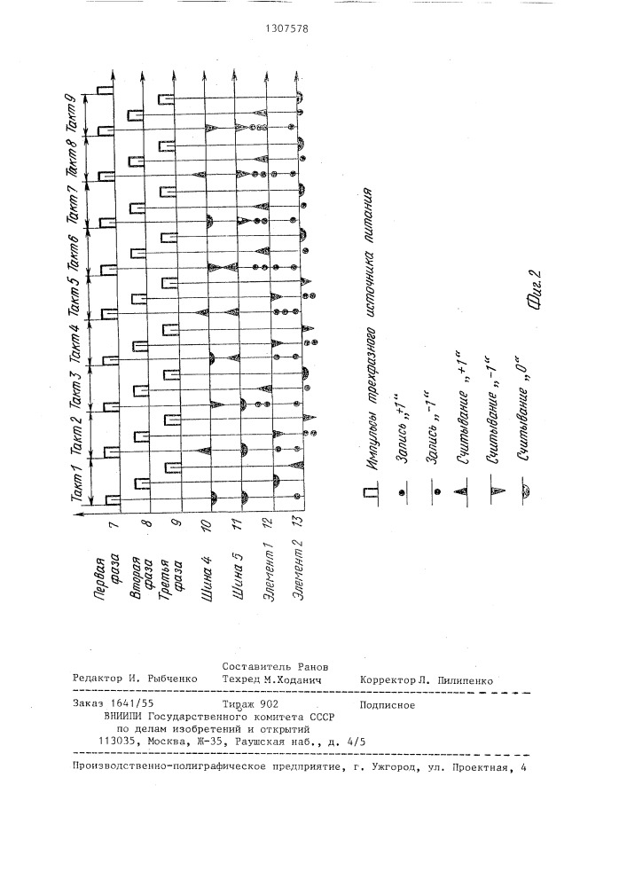 Устройство для выполнения функции "вебба (патент 1307578)