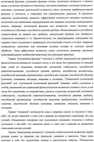 Композиции и способы для сохранения функции головного мозга (патент 2437656)