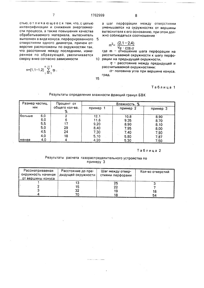 Газораспределительное устройство для аппаратов псевдоожиженного слоя (патент 1762999)