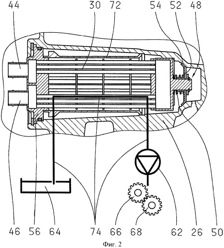 Теплообменник с встроенным перепускным клапаном (патент 2421643)