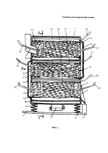 Станок для выделения семян (патент 2580362)