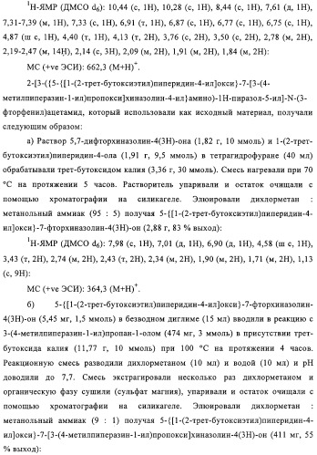 Замещенные производные хиназолина как ингибиторы ауроракиназы (патент 2323215)