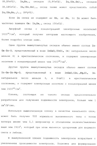 Аморфный оксид и полевой транзистор с его использованием (патент 2369940)