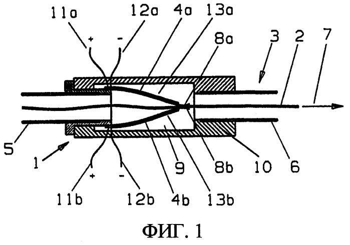 Способ удержания уточной нити; бесчелночный ткацкий станок с зажимным устройством для уточной нити, в частности для осуществления способа, и патрон в качестве сменного блока для применения в смесительной трубке бесчелночного ткацкого станка (патент 2291236)