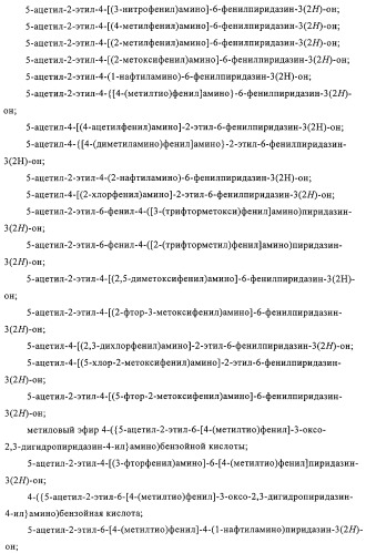 Производные пиридазин-3(2h)-она в качестве ингибиторов фосфодиэстеразы 4 (pde4), способ их получения, фармацевтическая композиция и способ лечения (патент 2326869)