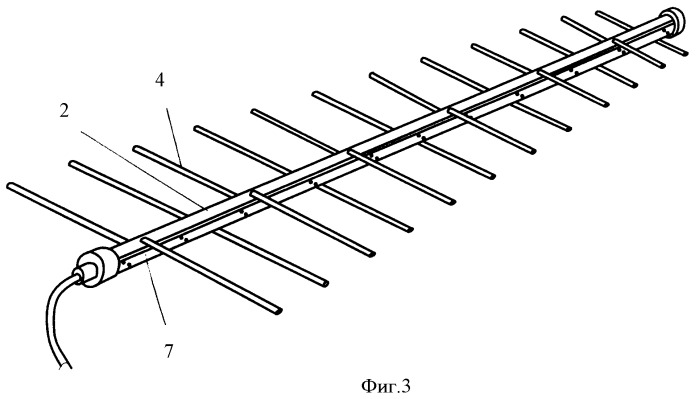 Логопериодическая антенна (2 варианта) (патент 2361336)