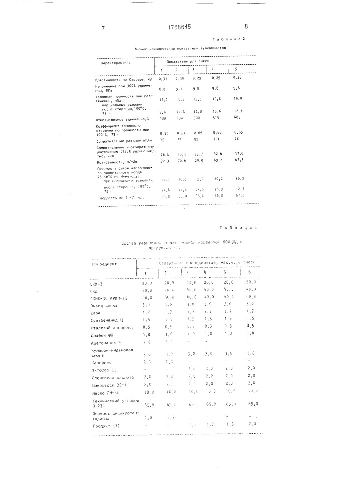 Способ получения модификатора резиновых смесей (патент 1768615)