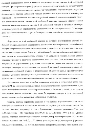 Способ (варианты) и система (варианты) управления доступом к сети cdma (патент 2371884)