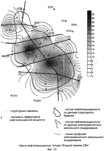 Способ картирования структурных поднятий в верхней части осадочного чехла и прогнозирования сверхвязких нефтей (патент 2551261)