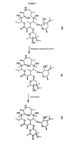 Способ получения 4&quot;-замещенных производных 9-деоксо-9а-аза-9а-гомоэритромицина а (патент 2263117)