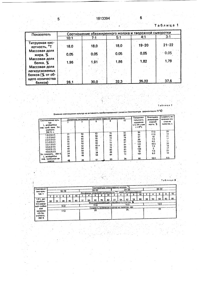 Способ получения кисломолочного продукта (патент 1813394)