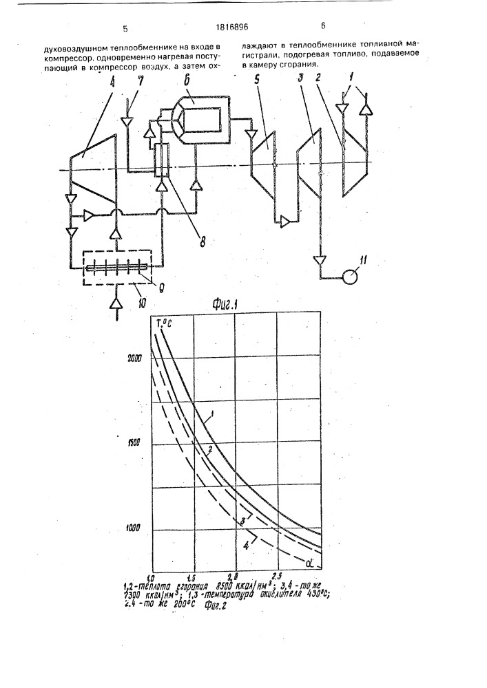 Способ работы газотурбинной установки газоперекачивающего агрегата (патент 1816896)