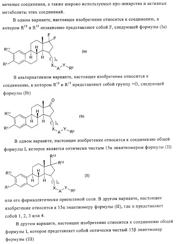 Замещенные производные эстратриена как ингибиторы 17бета hsd (патент 2453554)