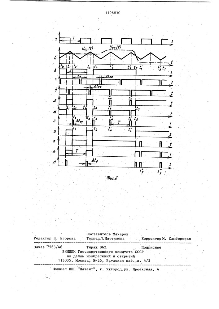 Многофазный импульсный стабилизатор (патент 1196830)