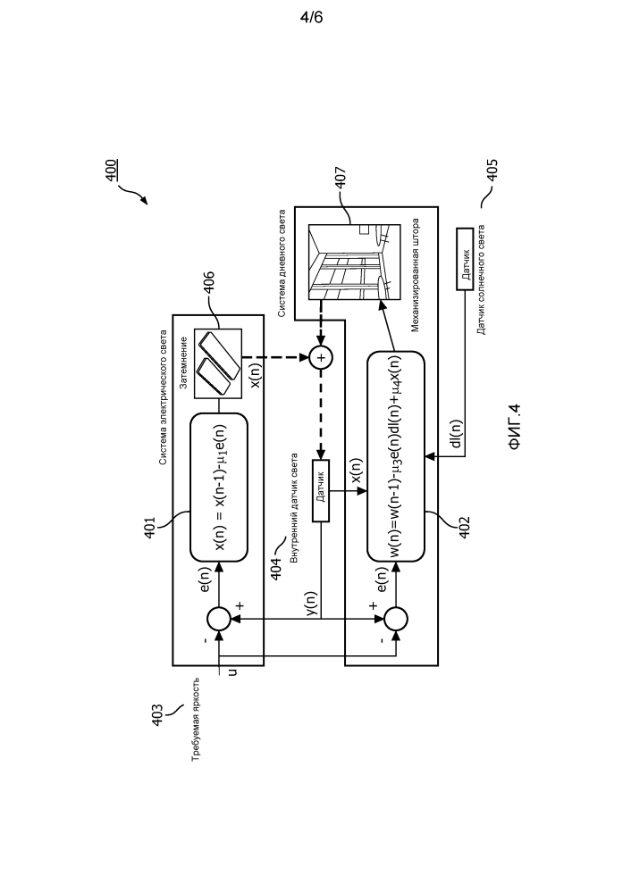 Система управления электрическим светом и дневным светом с двухрежимным датчиком света (патент 2598172)