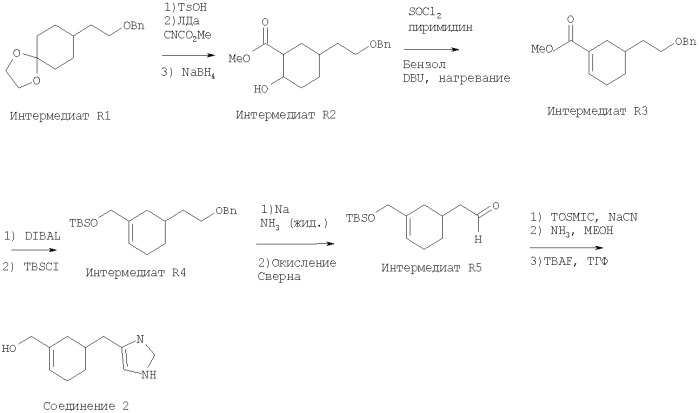 Неседативный а-2-агонист 1-(2,3-диметилфенил)-этил-1,3-дигидроимидазол-2-тион (патент 2345987)
