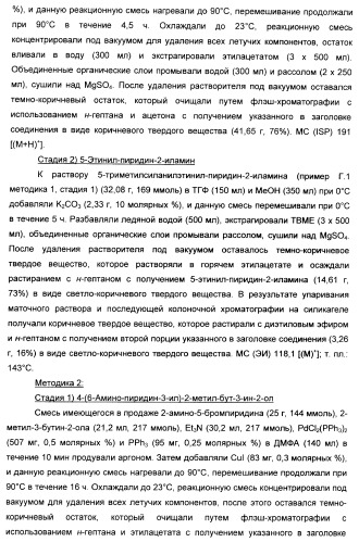 Производные ацетиленил-пиразоло-пиримидина в качестве антагонистов mglur2 (патент 2412943)