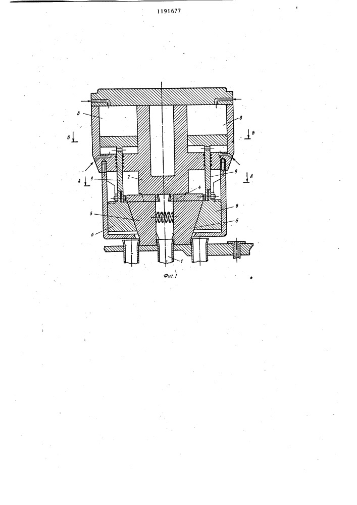 Устройство для удаления труб из трубных досок спрут-2 (патент 1191677)