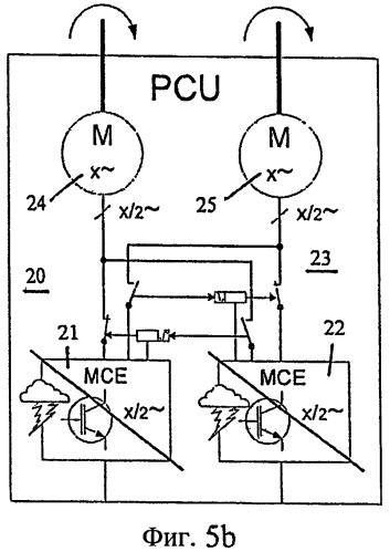 Способ и устройство для электропитания с резервированием нескольких серводвигателей или приводных электродвигателей при помощи общего силового электронного блока (патент 2437135)