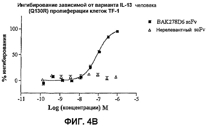Молекулы антител человека к il-13 (патент 2387667)
