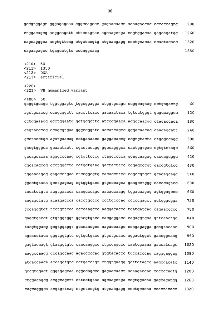 Гуманизированные антитела к cxcr4 для лечения рака (патент 2595394)