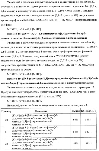 Производные оксазолидиновых антибиотиков (патент 2506263)
