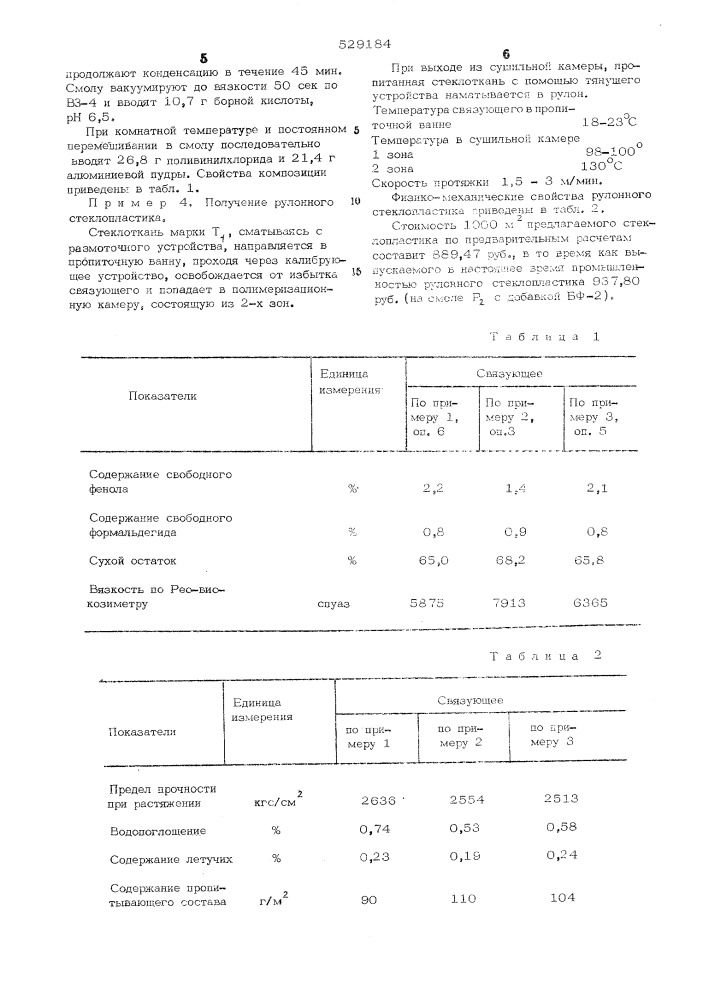 Препрег (патент 529184)