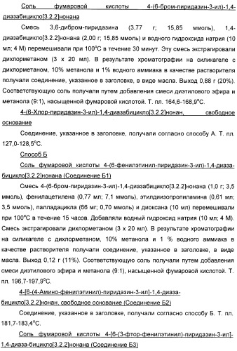 Диазабициклические арильные производные в качестве модуляторов холинергических рецепторов (патент 2368614)