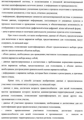 Способ подготовки и проведения голосования с помощью автоматизированной системы (патент 2312396)