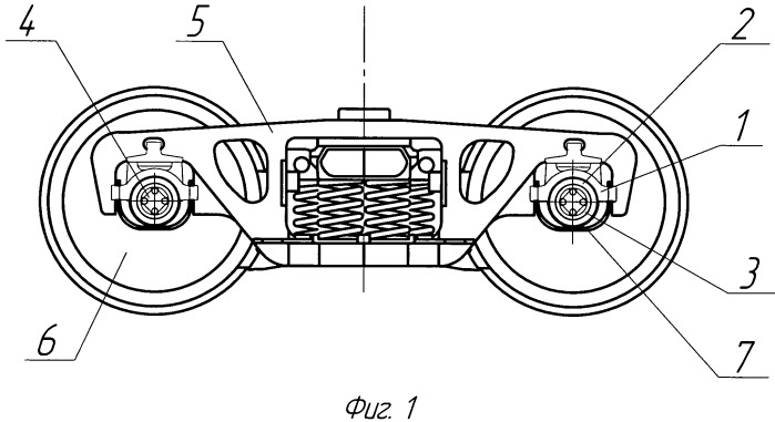 Буксовый узел тележки подвижного состава железных дорог (варианты) (патент 2525631)