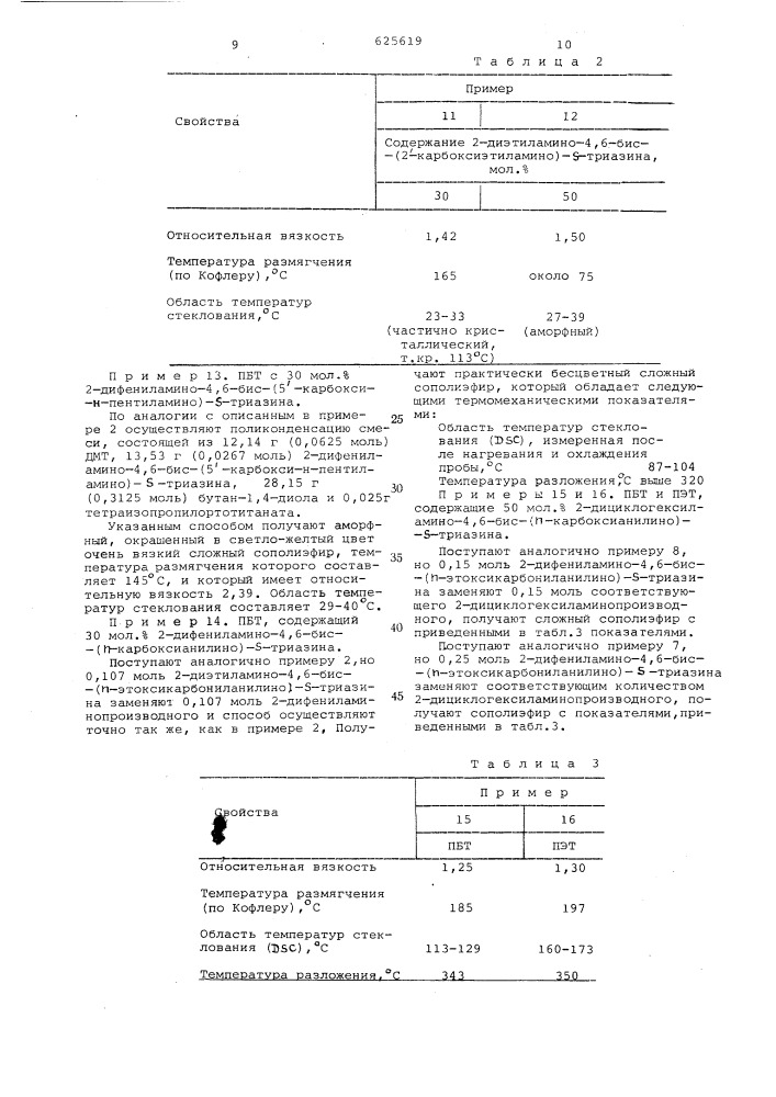 Способ получения термопластичного сложного сополиэфира (патент 625619)