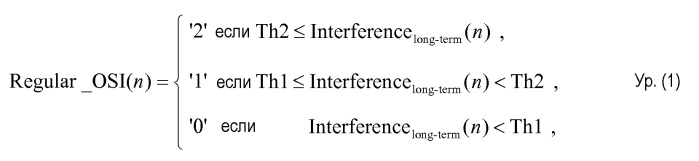 Способ и устройство для использования показателя помехи другого сектора (osi) (патент 2420877)
