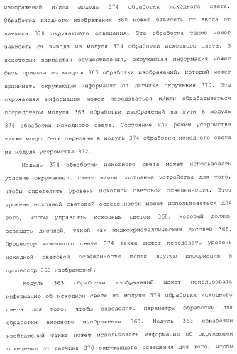 Способы и системы для управления источником исходного света дисплея с обработкой гистограммы (патент 2456679)