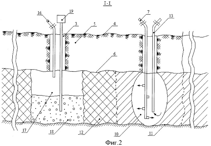 Способ разработки целиков отработанных россыпных шахт криолитозоны (патент 2436958)