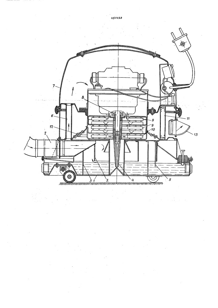 Пылесос (патент 451439)