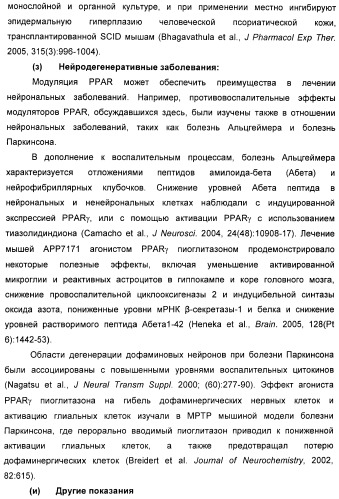 Соединения, активные в отношении ppar (рецепторов активаторов пролиферации пероксисом) (патент 2419618)