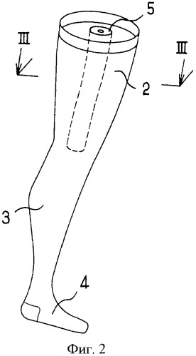 Компрессионное устройство для нижней конечности, используемое после хирургической операции на вене или после внутривенного лечения (патент 2394540)
