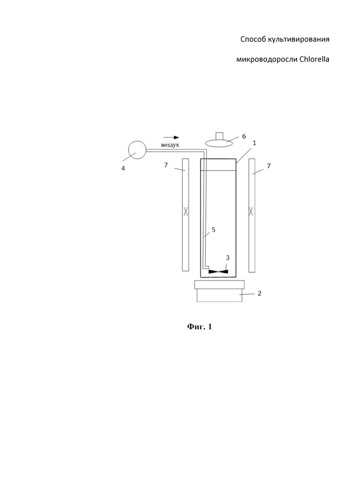 Способ культивирования микроводоросли chlorella (патент 2668162)