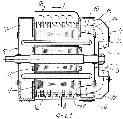 Электрическая машина (патент 2457599)
