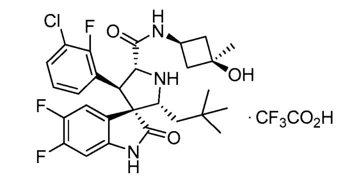 Спирооксиндольные антагонисты mdm2 (патент 2553269)