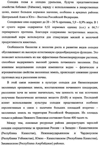 Способ прогнозирования семенной продуктивности солодки голой и солодки уральской сухостепного, лиманного и пойменного экотипов (патент 2360403)