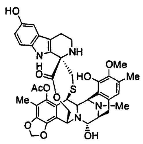 Производные эктеинасцидина, их применение и фармацевтическая композиция (патент 2283842)