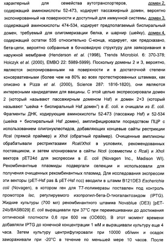 Нейссериальные вакцинные композиции, содержащие комбинацию антигенов (патент 2494758)