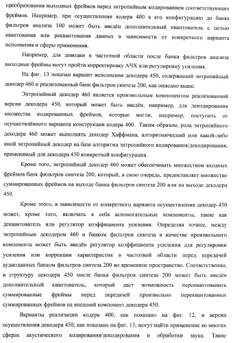 Банк фильтров анализа, банк фильтров синтеза, кодер, декодер, смеситель и система конференц-связи (патент 2426178)